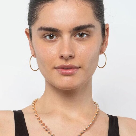 Gold Plated Heart Pendant Necklace Women Casual Elegant Gift Jewelry - Picture 6 of 7